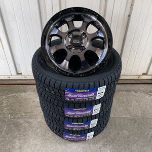 新品スタッドレス◆155/65R14◆グッドイヤーアイスナビ8◆タント ワゴンR NBOX スペーシアデイズムーヴ スペーシア マッドクロスグレイス