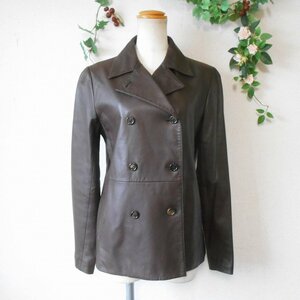  beautiful goods ke- tea ki width ta spool K.T KIYOKO TAKASE sheep leather leather lady's for jacket M