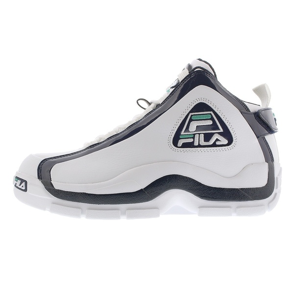 フィラ FILA スニーカー メンズ 【大きいサイズ31.0】通学通勤 グラントヒル 2 MENS GRANT HILL 2 WHITE × NAVY × GREEN F0313-0143