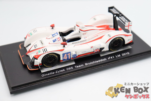 USED S=1/43 Spark スパーク S2552 Ginetta-Zytek ジネッタ・ザイテック 09S Team Bruichladdich n41 LM2010 #41 箱少アセ 中国製 現状渡し