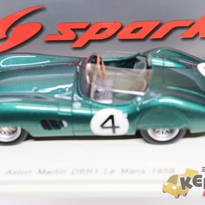 USED S=1/43 Spark スパーク S2438 Aston Martin アストンマーチン DBR1 LM1959 #4 中国製 現状渡しの画像3