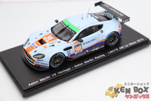 USED S=1/43 Spark スパーク S4675 Aston Martin アストンマーチン V8 Vantage ヴァンテージ Racing LMGTE AM LM2015 Gulf #98_画像1