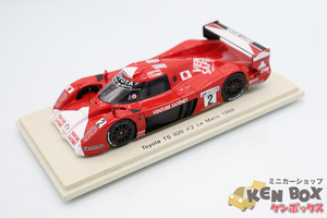 USED S=1/43 Spark スパーク S2383 Toyota トヨタ TS 020 n2 LM1999 VENTURE SAFENET #2 中国製 現状渡し