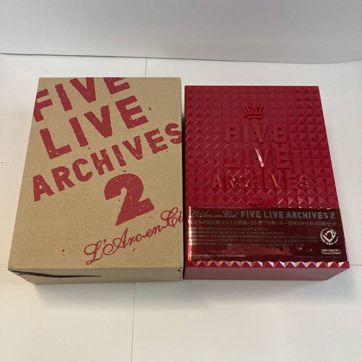 ヤフオク! -「l'arc~en~ciel five live archives 2」の落札相場・落札価格