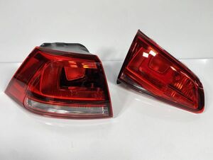 新車外し/美品 VW ゴルフ7 Ⅶ AUCPT 純正 左テールランプ+フィニッシャーランプAssy LH 5G0 945 095 P / 5G0 945 093 AD 管理16810