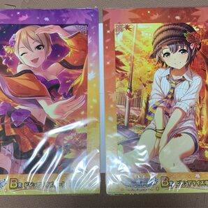 アイドルマスターシンデレラガールズ Autumn! b賞 ビジュアライズボード 乙倉悠貴 塩見周子 2種まとめ売り