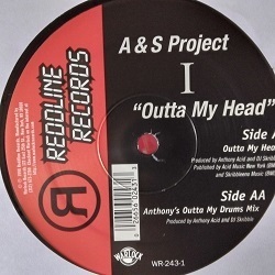 ハードハウス A & S Project I / Outta My Head 12インチです。