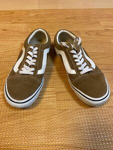 VANS オールドスクール ヴァンズ　24.０センチ　美品　キャメル　ベージュ系　バンズ