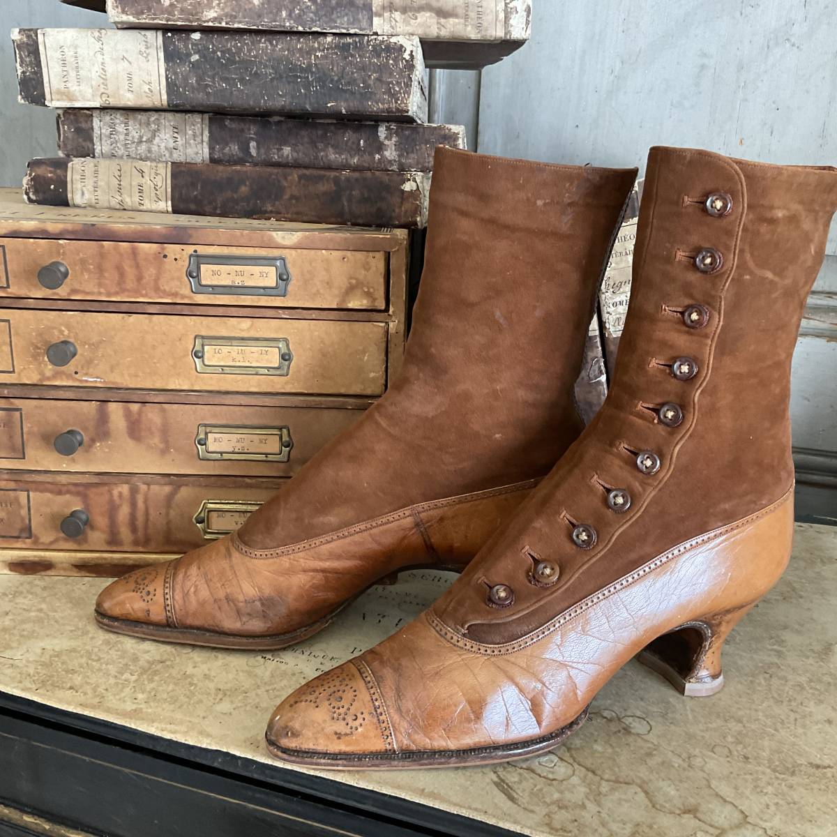 BROCANTE ANTIQUES ブロカントアンティーク ブーツ | transorientesas.com