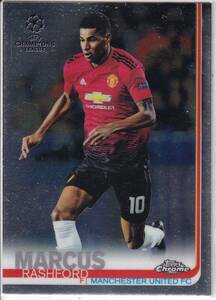 2018-19Topps Chrome Soccer　68　MARCUS RASHFORD　マーカス・ラッシュフォード　マンチェスター・ユナイテッド