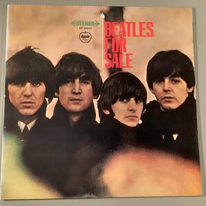 LP(国内盤)〓THE BEATLES / FOR SALE〜ビートルズ '65※曲目表付〓ペラジャケット良好品！