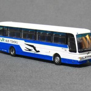バスコレクション JRバス東北 2台セットAばらし品 三菱ふそうエアロバス おいらせ号の画像1