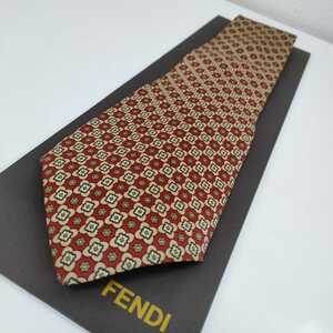 FENDI( Fendi ) цветочный принт точка галстук 