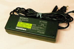 SONY　ソニー　テレビ用ACアダプタ　AC-FD010　入力AC100V　出力DC18V 4.8A ■JHc3