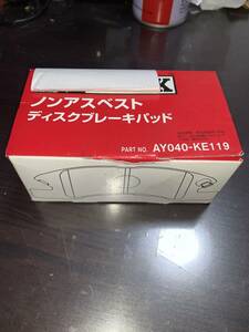 NISSAN(日産部品中央販売) PIT WORK(ピットワーク) AY040-KE119 ノンアスベスト ディスクブレーキパッド