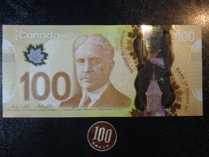 カナダ 2011年 100Dollars 未使用 p-73
