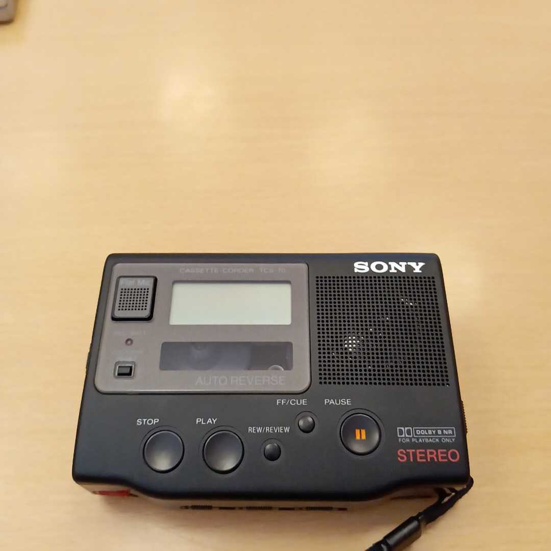 SONY ソニー カセットレコーダー TCS-70 見た目良好 | JChere雅虎拍卖代购