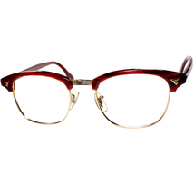 サーモントの語源の歴史的銘品1950-60s デッドUSA製 アメリカンオプティカル AMERICAN OPTICAL AO マルコムX SIRMOTN 1/10 12KGF金張 48/20_画像3