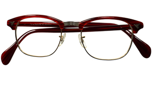 サーモントの語源の歴史的銘品1950-60s デッドUSA製 アメリカンオプティカル AMERICAN OPTICAL AO マルコムX SIRMOTN 1/10 12KGF金張 48/20