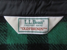 90's USA製 L.L.Bean OLD FRIENDS バッファロー チェック ウール ネルシャツ XXXL エルエルビーン ブロック アウトドアXLオーバーサイズXXL_画像6