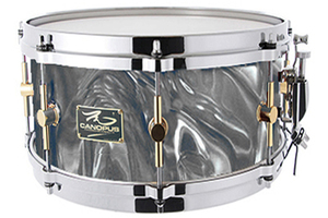 The Maple 6.5x12 Snare Drum Black Satin