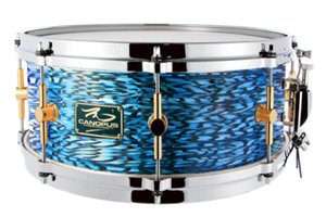 The Maple 6.5x14 Snare Drum Blue Onyx