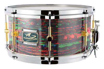 Birch Snare Drum 6.5x14 Psychedelic Red ホビー、カルチャー 楽器 ...