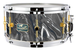 The Maple 8x14 Snare Drum Black Satin