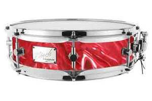 Birch Snare Drum 4x14 Red Satin