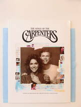 【美品】カーペンターズ 楽譜集 THE SONGS OF THE CARPENTERS 全17曲 WISE PUBLICATIONS_画像1