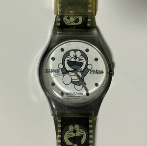  Doraemon wristwatch watch retro flat battery 