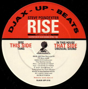 Steve Poindexter Rise 1999 シカゴのレジェンドによるファンキートラック！！Djax-Up-Beats 