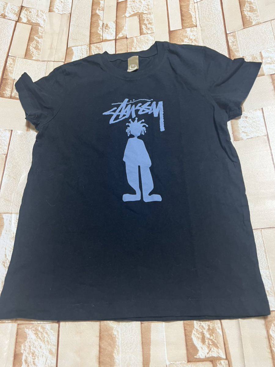 最大92％オフ！ “シャドーマン” STUSSY プリント パーカー 袖プリ 黒 L