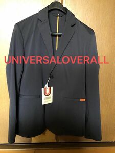 新品未使用　ユニバーサルオーバーオール　ジャケット　スーツ　ビジネス　カジュアル　M ネイビー　UNIVERSAL OVERALL