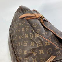 LOUIS VUITTON ルイヴィトン M42254 モノグラム ソミュール35 鞄 ショルダーバッグ モノグラムキャンバス ブラウン レディース【中古】_画像6