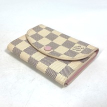 LOUIS VUITTON ルイヴィトン N61276 ダミエアズール ポルトモネ ロザリ コインケース ダミエアズールキャンバス ホワイト_画像3