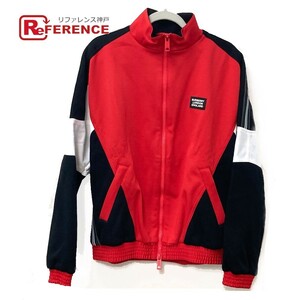 BURBERRY Burberry 8023780 одежда Англия спортивная куртка джерси хлопок красный × черный мужской [ б/у ] как новый 