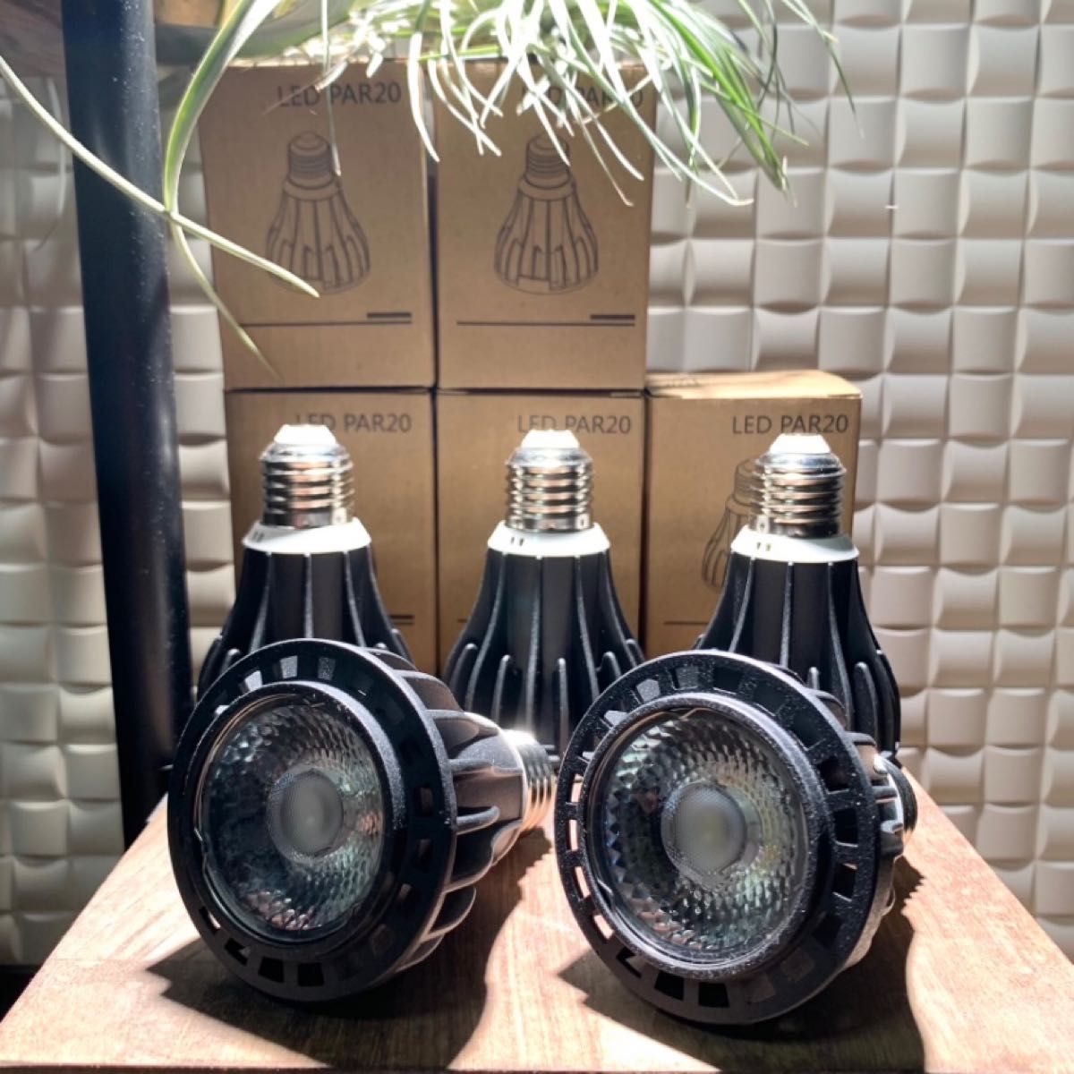 新しいスタイル 24w植物育成ライトGrowLight 6000K COBLED 3個 asakusa