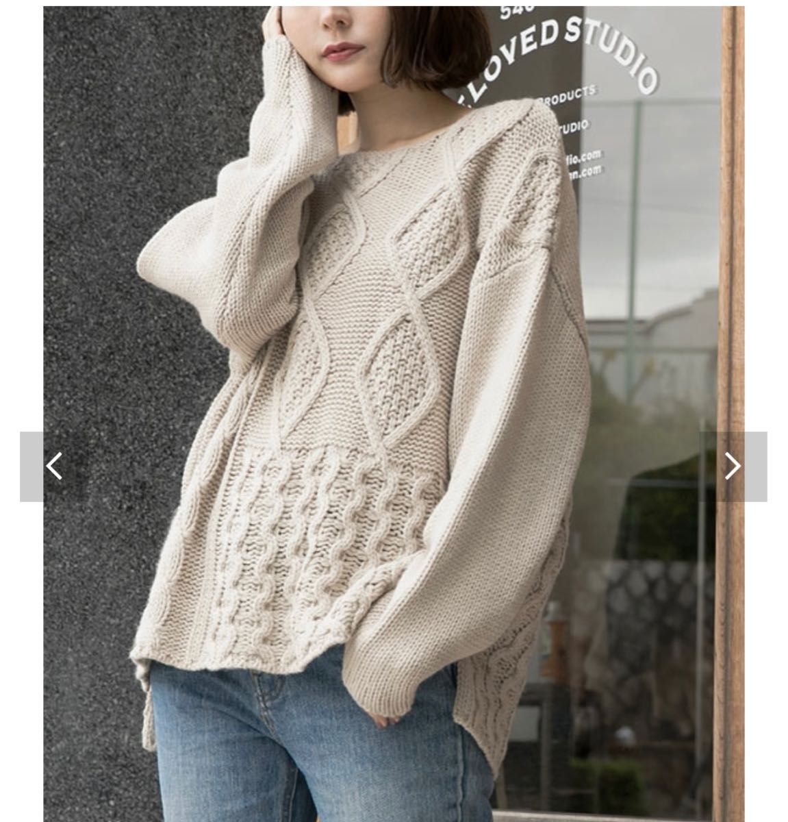 ラルフローレン 新品 ケーブルニット ウールカシミヤ カーディガン