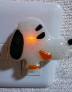 【お値下げ】スヌーピーの照明灯　コンセント　照明器具