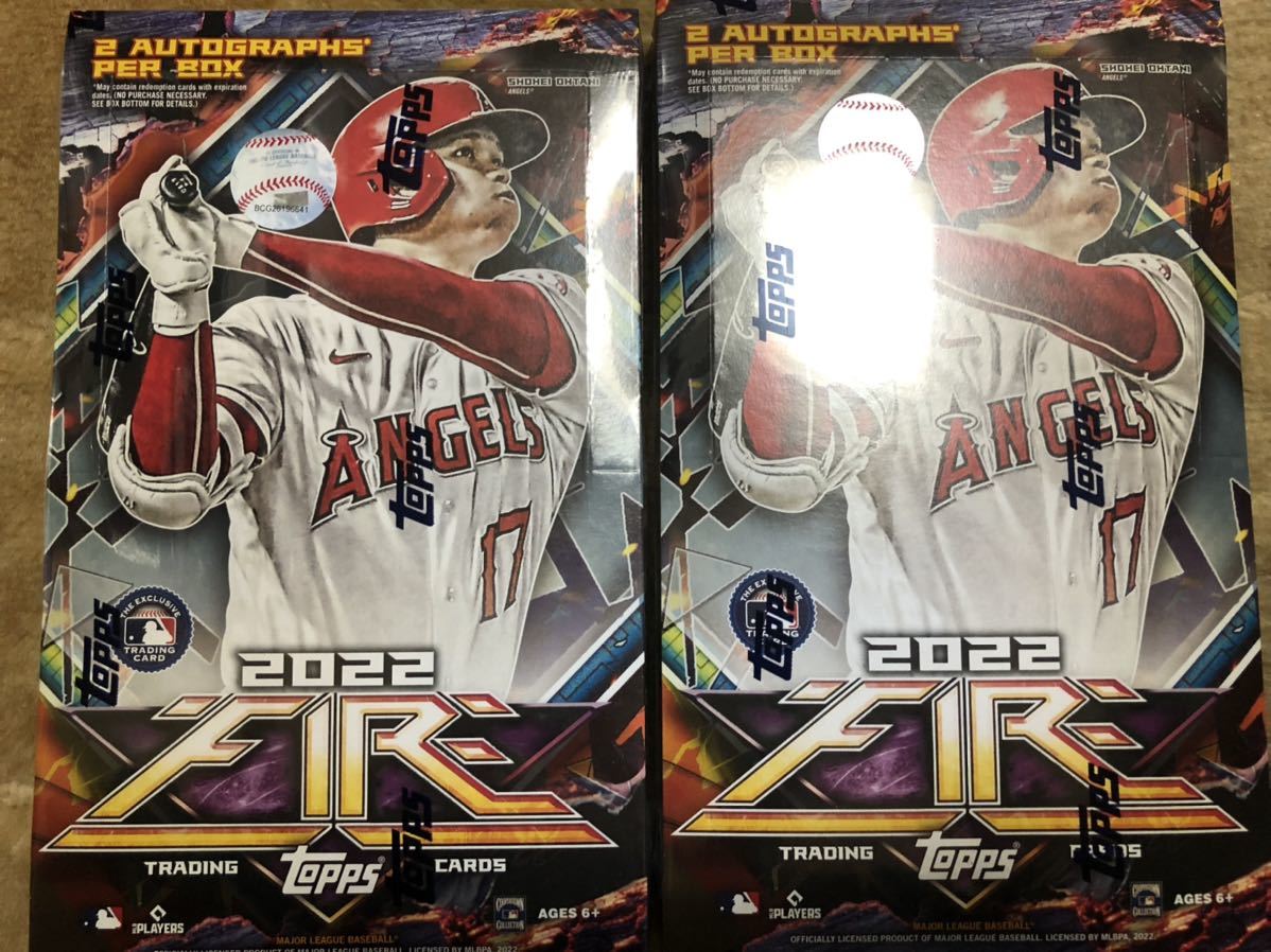 MLB 2022 TOPPS FIRE BASEBALL BLASTER 6箱-