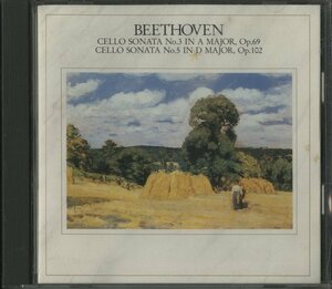CD/ ヨーヨー・マ、エマヌエル・アックス / ベートーヴェン：チェロ・ソナタ第3番、第5番 / 国内盤 FDCA-582