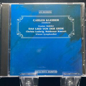 ☆中古CD☆ KLEBER conducts MAHLER DAS LIED VON DER ERDE Wiener Symphoniker
