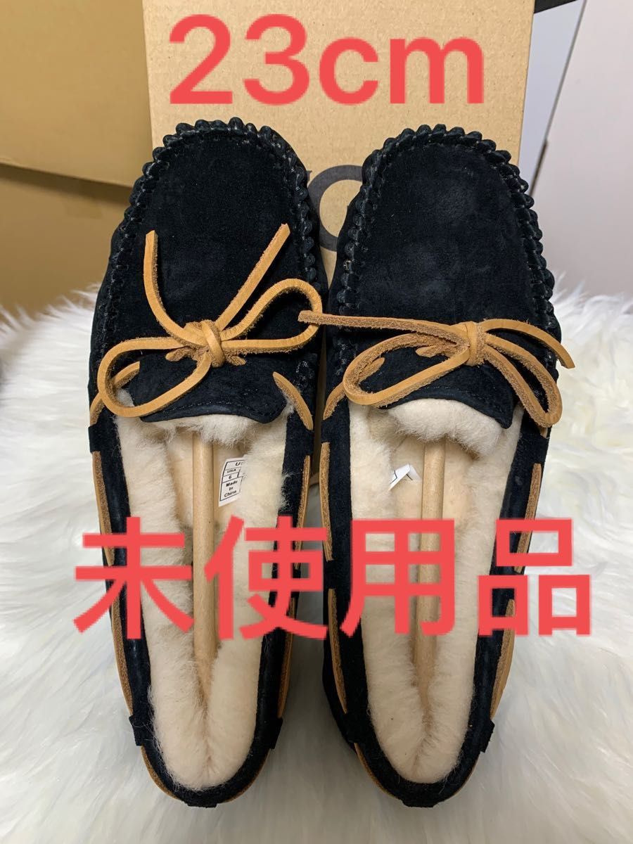 専用レア 希少 UGG アンスレー ムートン モカシン スレート US7 24