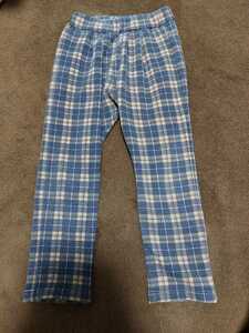 a pre re cool reverse side boa check pants trousers 120 size 