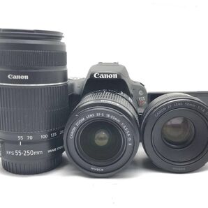 Canon EOS kiss x9 レンズ3本セット♪スマホとつながる♪即利用可能♪安心フルセット