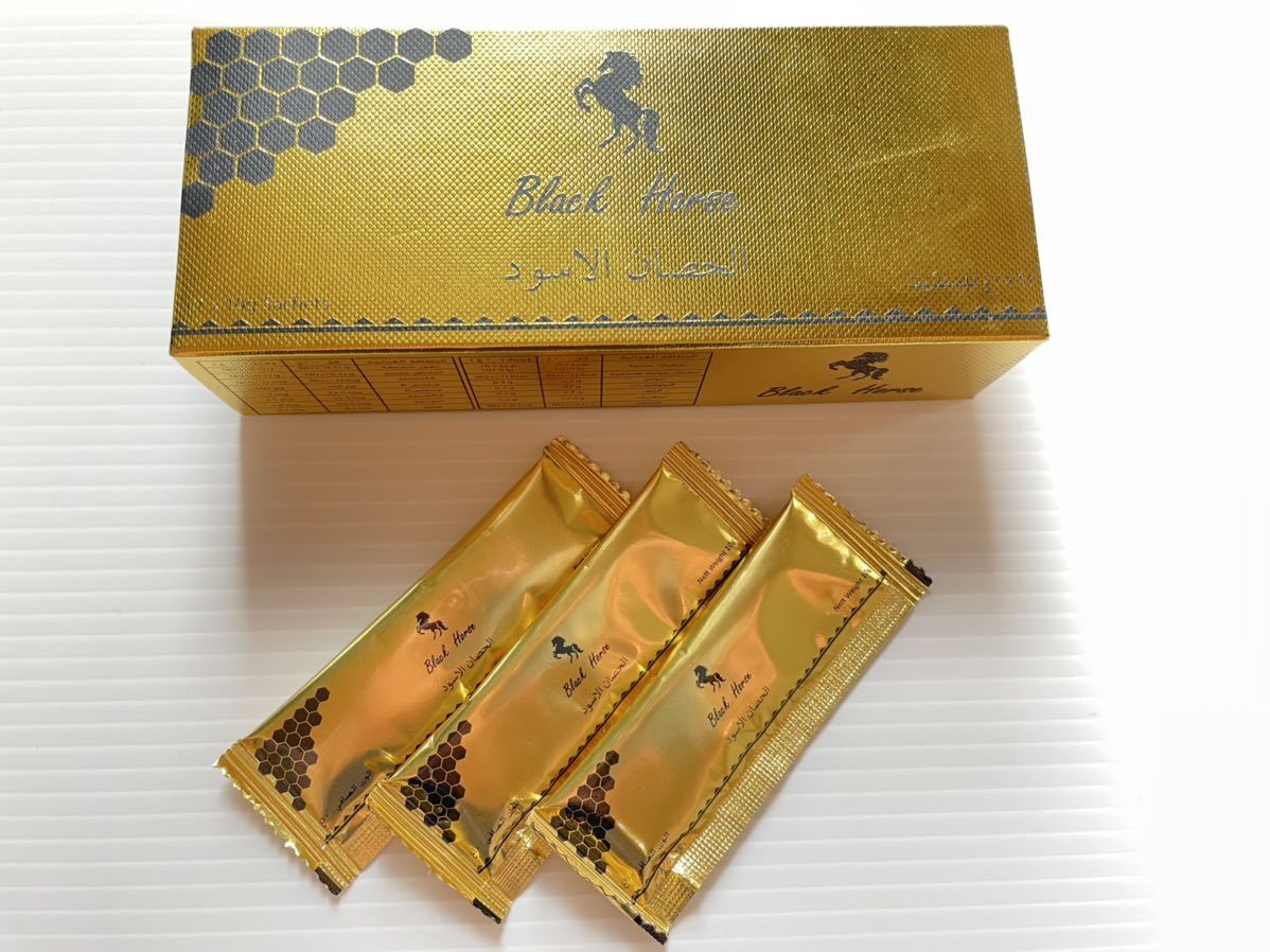 限定セット】ブラックホース 3箱 Black Horse Gold ☆ ロイヤルゼリー ローヤルゼリー 10本入り