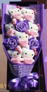  букет цветок Hello Kitty Hello Kitty день рождения память день подарок праздник брак праздник . День матери Valentine Рождество цветок роза 