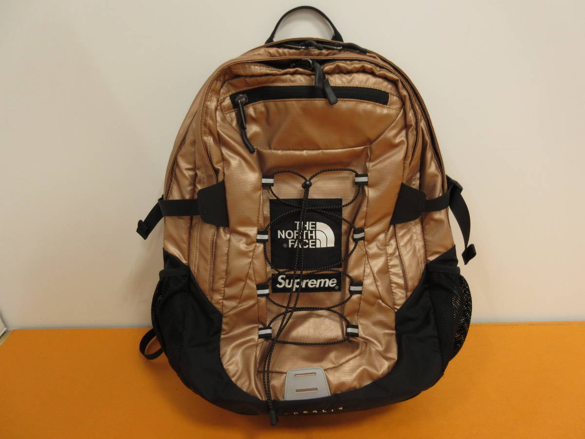 リバーシブルタイプ Supreme TNF Backpack Gold 未開封 - 通販 - www