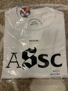antisocialsocialclub ASSC x fragment T M ホワイト